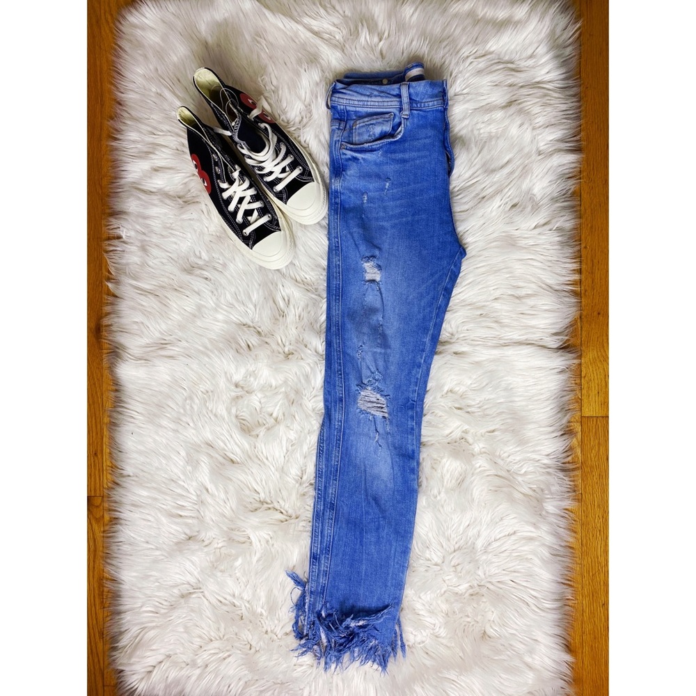 Zara Skinny Distressed Jeans